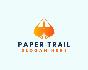 Paper Plane Flight logo design