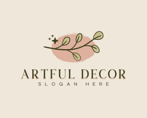 Garden Herb Leaf logo design