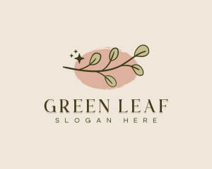 Garden Herb Leaf logo design