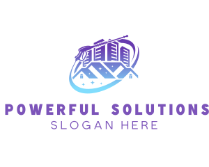 Building Power Wash logo design