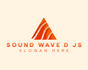 Pyramid Waves Business logo design