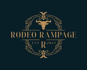 Saloon Bullfighting Rodeo logo