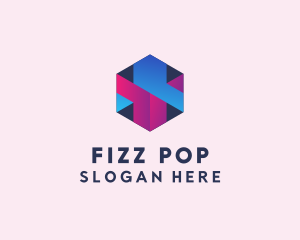 3D Cube Hexagon  logo design