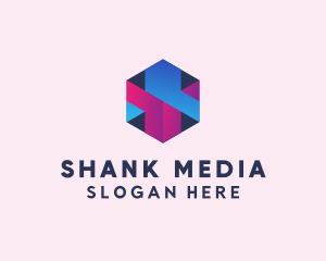 3D Cube Hexagon  logo design