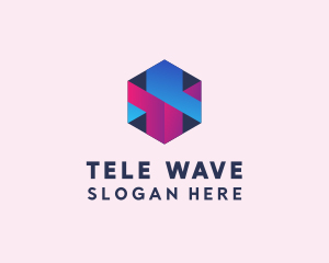 3D Cube Hexagon  logo design