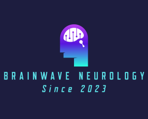 Artificial Intelligence Brain logo