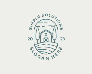 Agriculture Farmhouse Land logo design