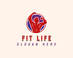 Bodybuilder Training Gym logo