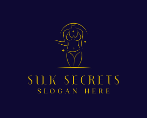 Woman Body Lingerie logo design