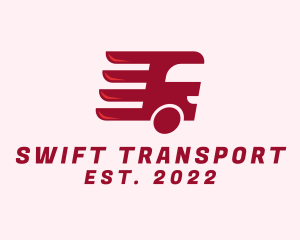 Bus Express Transport logo design