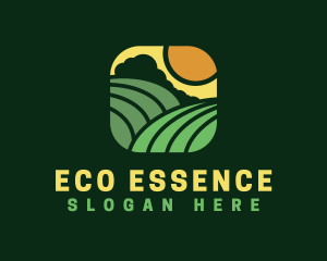 Natural Eco Farm  logo design