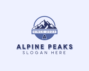 Mountain Hiking Trek logo design