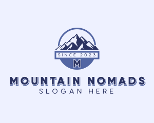 Mountain Hiking Trek logo design