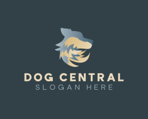 Wild Wolf Animal logo design