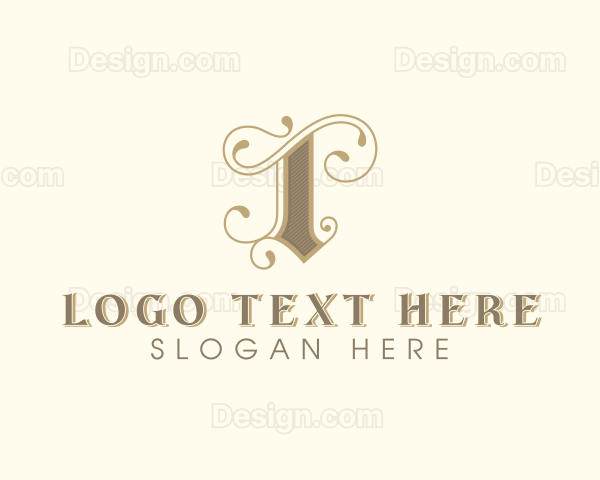 Stylish Interior Design Letter I Logo