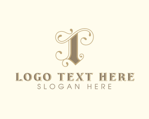 Stylish Interior Design Letter I logo