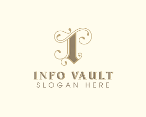 Stylish Interior Design Letter I logo design