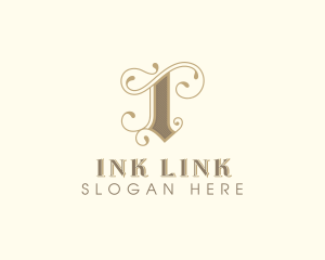 Stylish Interior Design Letter I logo design