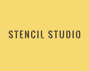 Industrial Stencil Wordmark logo