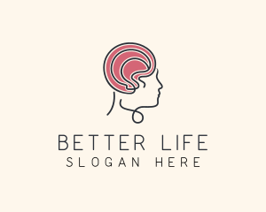 Brain Therapy Neuroscience  logo design