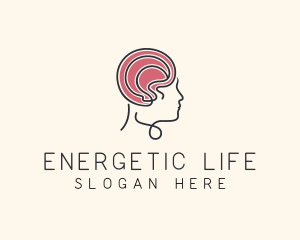 Brain Therapy Neuroscience  logo design