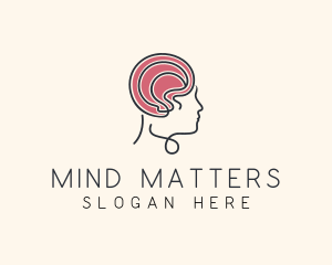 Brain Therapy Neuroscience  logo design