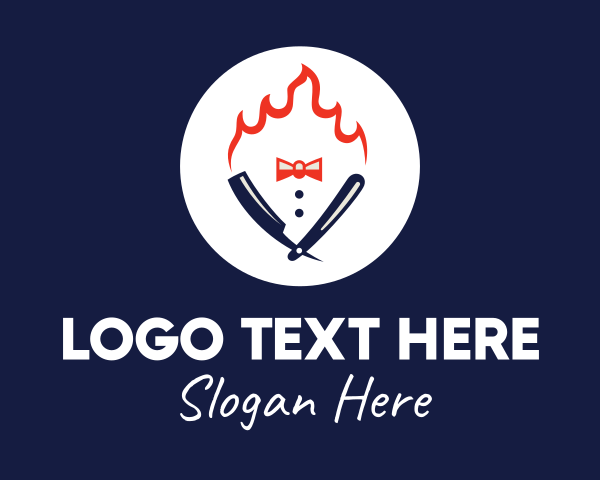 Fiery logo example 4