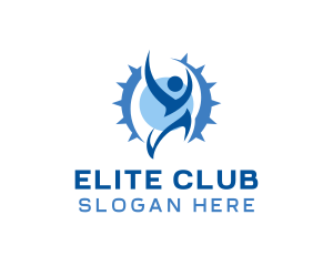 Fitness Club Person logo