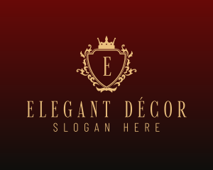 Elegant Shield Boutique logo design