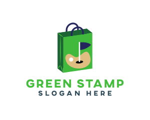 Golf Shopping Bag logo design