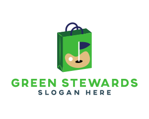 Golf Sport Pro Shop Bag logo design