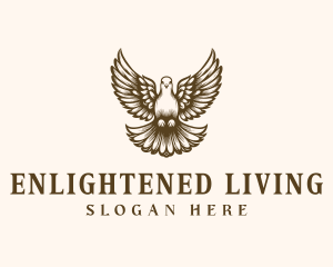 Spiritual Dove Wings logo