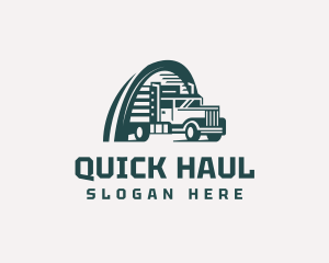 Trucking Arc Logistics logo design