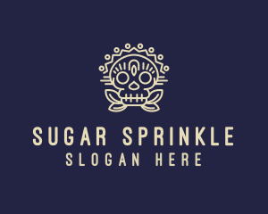 Mexican Sugar Skull  logo design