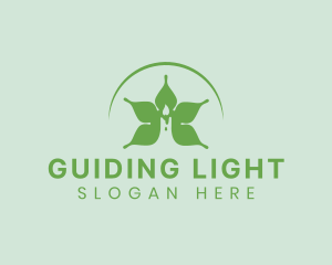 Eco Light Candle logo design