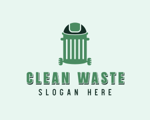 Garbage Trash Collection  logo design