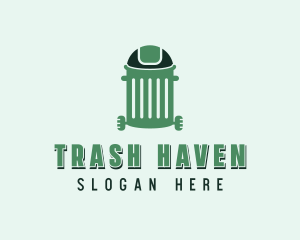 Garbage Trash Collection  logo design