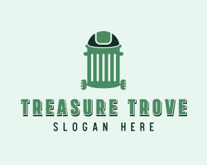 Garbage Trash Collection  logo design