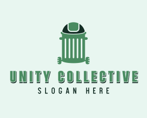 Garbage Trash Collection  logo design