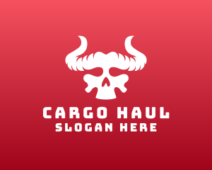 Devil Skull Horns logo design