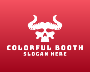 Devil Skull Horns logo design