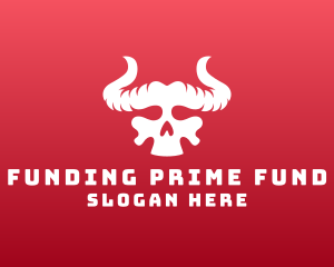 Devil Skull Horns logo design