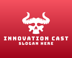 Devil Skull Horns logo design