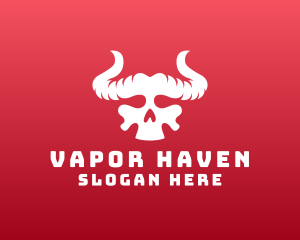 Devil Skull Horns logo design