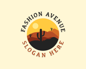 Adventure Desert Cactus Logo