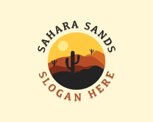 Adventure Desert Cactus logo design