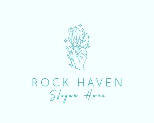 Aesthetic Precious Stone logo design