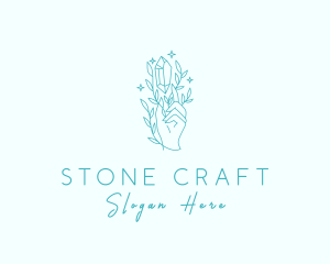 Aesthetic Precious Stone logo design