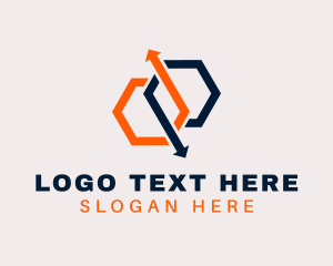 Hexagon Arrow Logistics logo