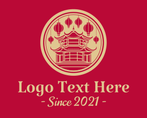 Chinese Pagoda Lantern  logo